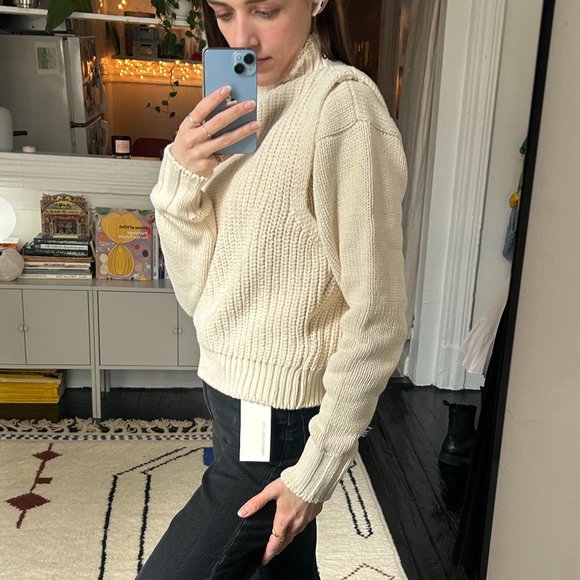 NWT Off-White Layered Sweater Set | S | LE17SEPTEMBRE - Picture 5 of 10